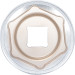 BGS Steckschlüssel-Einsatz Sechskant | Antrieb Innenvierkant 20 mm (3/4"""") | SW 50 mm | 3450 BGS Steckschlüssel-Einsatz Sechskant | Antrieb Innenvierkant 20 mm (3/4"""") | SW 50 mm | 3450