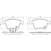 BREMBO Bremsklötze VA | VW T5 03-15 | P 85 106 BREMBO Bremsklötze VA | VW T5 03-15 | P 85 106