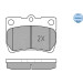 Bremsbelagsatz Lexus T. Gs 300/430 05- Mit Sensor | 025 243 2315/W