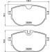 BREMBO Bremsklötze VA | VW Multivan, T6 15 | P 85 187 BREMBO Bremsklötze VA | VW Multivan, T6 15 | P 85 187