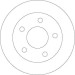 Bremsscheibe Nissan T. Primera | DF4357 Bremsscheibe Nissan T. Primera | DF4357