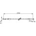 Handbremsseil | MERCEDES W639 | 1987477197 Handbremsseil | MERCEDES W639 | 1987477197