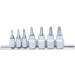 BGS Schraubenausdreher-Satz | Antrieb Innenvierkant 6,3 mm (1/4"""") / 10 mm (3/8"""") | für defektes T-Profil (für Torx) | T10 - T40 | 7-tlg | 7098 BGS Schraubenausdreher-Satz | Antrieb Innenvierkant 6,3 mm (1/4"""") / 10 mm (3/8"""") | für defektes T-Profil (für Torx) | T10 - T40 | 7-tlg | 7098