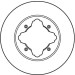 Bremsscheibe Honda P. Accord/Civic 1.4-2.2 90-01 | DF2024 Bremsscheibe Honda P. Accord/Civic 1.4-2.2 90-01 | DF2024