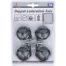 BGS Doppel-Lenkrollen-Satz | Ø 40 mm | 4-tlg | 80332 BGS Doppel-Lenkrollen-Satz | Ø 40 mm | 4-tlg | 80332