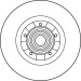 Bremsscheibe Renault T. Kangoo 1.2-1.6 16V 08 | DF6043BS