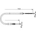 Handbremsseil li | RENAULT Kangoo | 1987477632 Handbremsseil li | RENAULT Kangoo | 1987477632