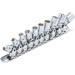 BGS Gelenk-Steckschlüssel-Satz | Antrieb Innenvierkant 6,3 mm (1/4"""") | SW 5 - 13 mm | 10-tlg | 220 BGS Gelenk-Steckschlüssel-Satz | Antrieb Innenvierkant 6,3 mm (1/4"""") | SW 5 - 13 mm | 10-tlg | 220