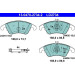 Bremsbelagsatz Db P. W204/W212/C218/X218/R172 07- Keramik | 13.0470-2734.2 Bremsbelagsatz Db P. W204/W212/C218/X218/R172 07- Keramik | 13.0470-2734.2