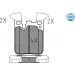 Bremsbelagsatz Bmw T. 1 F20/21 10-/3 F30-80 11-/4 F32 13 | 252502916 Bremsbelagsatz Bmw T. 1 F20/21 10-/3 F30-80 11-/4 F32 13 | 252502916