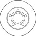 Bremsscheibe Vw T. A100/200 | DF2666