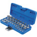 BGS Steckschlüssel-Einsatz-Satz E-Profil | Antrieb Innenvierkant 6,3 mm 1/4"""" / 12,5 mm (1/2"""") | SW E4 - E24 | 28-tlg | 70099 BGS Steckschlüssel-Einsatz-Satz E-Profil | Antrieb Innenvierkant 6,3 mm 1/4"""" / 12,5 mm (1/2"""") | SW E4 - E24 | 28-tlg | 70099