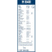 BOSCH | Wischerblatt H840 | TWIN-Standard | 3397004802