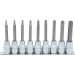 BGS Bit-Einsatz-Satz | Antrieb Innenvierkant 12,5 mm (1/2"""") | T-Profil (für Torx) mit Bohrung | 9-tlg | 5178 BGS Bit-Einsatz-Satz | Antrieb Innenvierkant 12,5 mm (1/2"""") | T-Profil (für Torx) mit Bohrung | 9-tlg | 5178