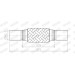 Flexrohr mit Rohr | DM 48 L 275mm Flex 275mm | 16365 Flexrohr mit Rohr | DM 48 L 275mm Flex 275mm | 16365