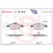 BREMBO Bremsklötze VA | ALFA 156 97-06 | P 23 075 BREMBO Bremsklötze VA | ALFA 156 97-06 | P 23 075