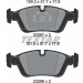 Bremsbelagsatz Bmw S. E46 98-/E36 90-/E85 Z4 03 | 2328702 Bremsbelagsatz Bmw S. E46 98-/E36 90-/E85 Z4 03 | 2328702