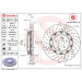 15 481 123 Brembo PREMIUM VA zweiteilig MERCEDES C204/C219/R230/C197/A197 PRIME LINE - Floating 09.9313.33