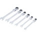 BGS Ratschenring-Maulschlüssel-Satz | flexible Köpfe | Zollmaße | SW 1/4"""" - 9/16"""" | 6-tlg | 30005 BGS Ratschenring-Maulschlüssel-Satz | flexible Köpfe | Zollmaße | SW 1/4"""" - 9/16"""" | 6-tlg | 30005