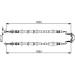 Handbremsseil | CHEVROLET,OPEL | 1987477909 Handbremsseil | CHEVROLET,OPEL | 1987477909