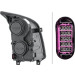 Hauptscheinwerfer | VW CRAFTER 4,06-5,13 | 1ER 247 017-051