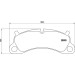 BREMBO Bremsklötze VA PORSCHE 911 11 PRIME LINE P 65 025