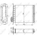 Wärmetauscher, Innenraumheizung | 54284 Wärmetauscher, Innenraumheizung | 54284