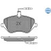 Bremsbelagsatz Peugeot S. 407 04- Mit Sensor | 025 241 3317/W Bremsbelagsatz Peugeot S. 407 04- Mit Sensor | 025 241 3317/W