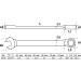 BGS Ratschenring-Maulschlüssel | abwinkelbar | SW 10 mm | 6710 BGS Ratschenring-Maulschlüssel | abwinkelbar | SW 10 mm | 6710