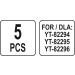 YT-82301 Satz Heizpistole Spitze 5 Stk.