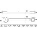 BGS Ratschenring-Maulschlüssel | SW 13 mm | 6513 BGS Ratschenring-Maulschlüssel | SW 13 mm | 6513