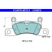 13.0470-4872.2 Bremsbelagsatz, Scheibenbremse ATE Ceramic