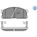Bremsbelagsatz Mazda P. E2000-E2200 84-03 Mit Sensor | 025 200 0215/W Bremsbelagsatz Mazda P. E2000-E2200 84-03 Mit Sensor | 025 200 0215/W