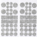 BGS Filzgleiter-Satz | grau-meliert | 64-tlg | 80703 BGS Filzgleiter-Satz | grau-meliert | 64-tlg | 80703