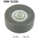 Umlenkrolle Multi-V | FORD Focus,Tourneo,Transit 98-05 | VKM 34106 Umlenkrolle Multi-V | FORD Focus,Tourneo,Transit 98-05 | VKM 34106