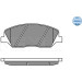Bremsbelagsatz Hyundai P. Santa Fe 06- Mit Sensor | 025 243 5117/W