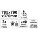Werkstatt Rollwagen 3 Ablage F×cher | YT-55210 Werkstatt Rollwagen 3 Ablage F×cher | YT-55210