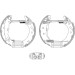 Satz Bremsbacken Ford T. Fiesta/Ka 1.0-1.6 95-08 (180X32) | 84048800 Satz Bremsbacken Ford T. Fiesta/Ka 1.0-1.6 95-08 (180X32) | 84048800