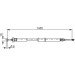 Handbremsseil | FIAT Punto 99 | 1987477561 Handbremsseil | FIAT Punto 99 | 1987477561