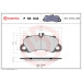 BREMBO Bremsklötze VA PORSCHE Cayenne 14 PRIME LINE P 65 043