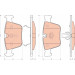 Bremsklötze HA | MERCEDES W220,W221,C216,W164 (AMG) 01 | GDB1675 Bremsklötze HA | MERCEDES W220,W221,C216,W164 (AMG) 01 | GDB1675