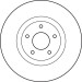 72 481 049 Bremsscheibe VA | RENAULT Koleos 08 | DF4989S