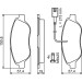 Bremsklötze | ALFA,FIAT,LANCIA | 0 986 424 595