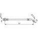 Bremsschlauch | TOYOTA Auris 06-12 | 1 987 481 A23 Bremsschlauch | TOYOTA Auris 06-12 | 1 987 481 A23