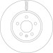10 481 059 Bremsscheibe VA OPEL Astra J/Zafira C 09 TRW SINGLE DF6260S