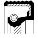 Wellendichtring Getriebe Von Renault 2.2D | 46085509B Wellendichtring Getriebe Von Renault 2.2D | 46085509B