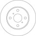 Bremsscheibe Toyota P. Yaris 1.0-1.5 99-05 | DF4112 Bremsscheibe Toyota P. Yaris 1.0-1.5 99-05 | DF4112