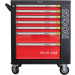 Rooks Roter Werkzeugwagen mit seitlichem Schrank, 235 Teile Rooks Roter Werkzeugwagen mit seitlichem Schrank, 235 Teile