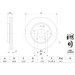 Bremsscheibe VA | MERCEDES W168 97 | 0 986 478 875 Bremsscheibe VA | MERCEDES W168 97 | 0 986 478 875