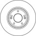 Bremsscheibe Hyundai P. Sonata 05-/Ix35/I40/Sportage 10 TRW SINGLE DF6108S
